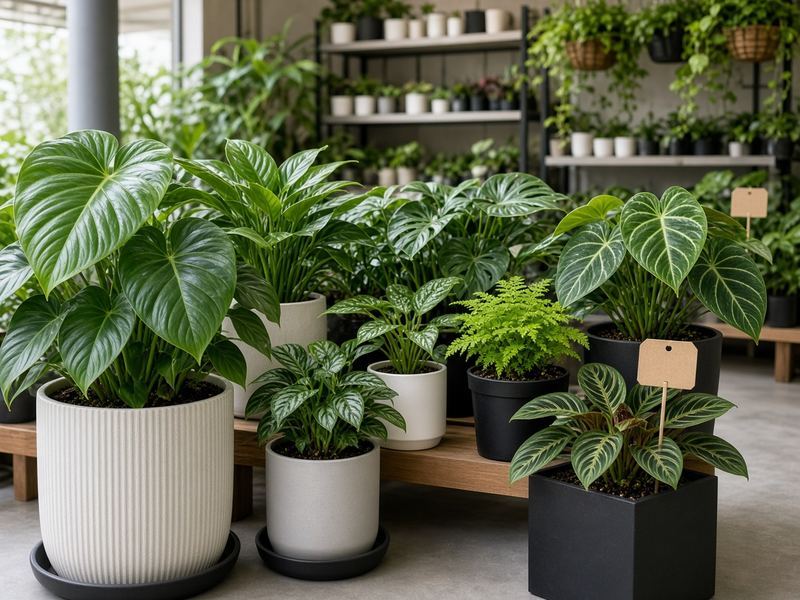 Indoor tropicals at Hoaxedoutsize House
